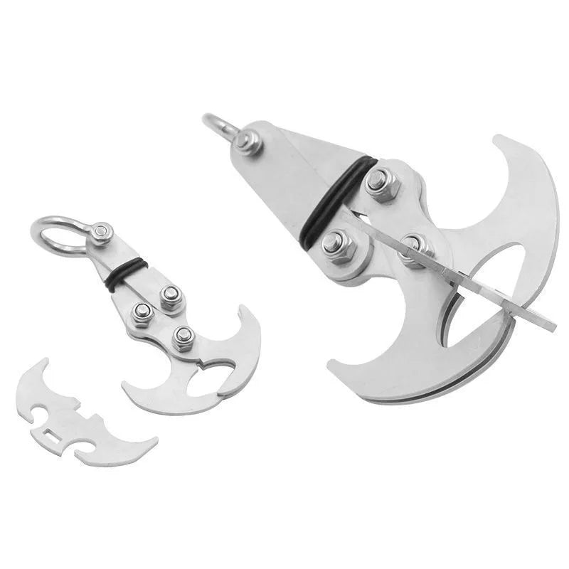 1Pcs Gravity Hook Outdoor Foldable Grappling Serrated Claws Rescue Grapling Hook Climbing Accessories